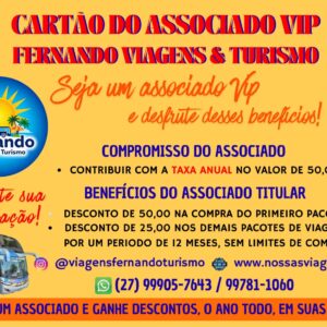 Cartão associado Fernando Viagens & Turismo